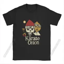 Camisetas de kárate y cebolla para hombres, ropa de algodón con cuello redondo, Parappa, rapero, elegante, novedad