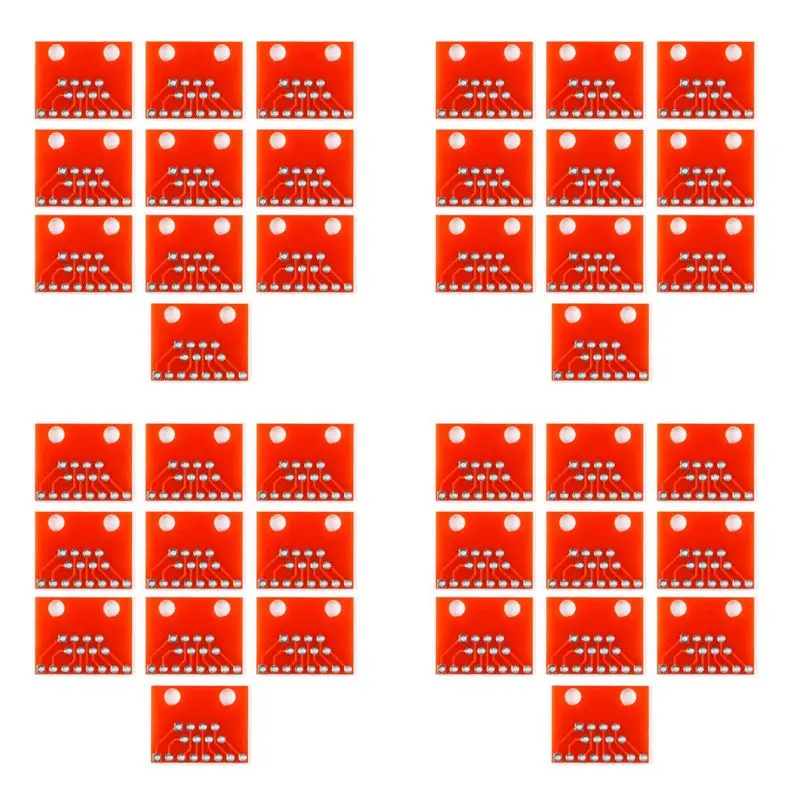 

40PCS Portable Modular Connectors / Ethernet Connectors RJ45 Breakout Board Adapter Connector Module Board