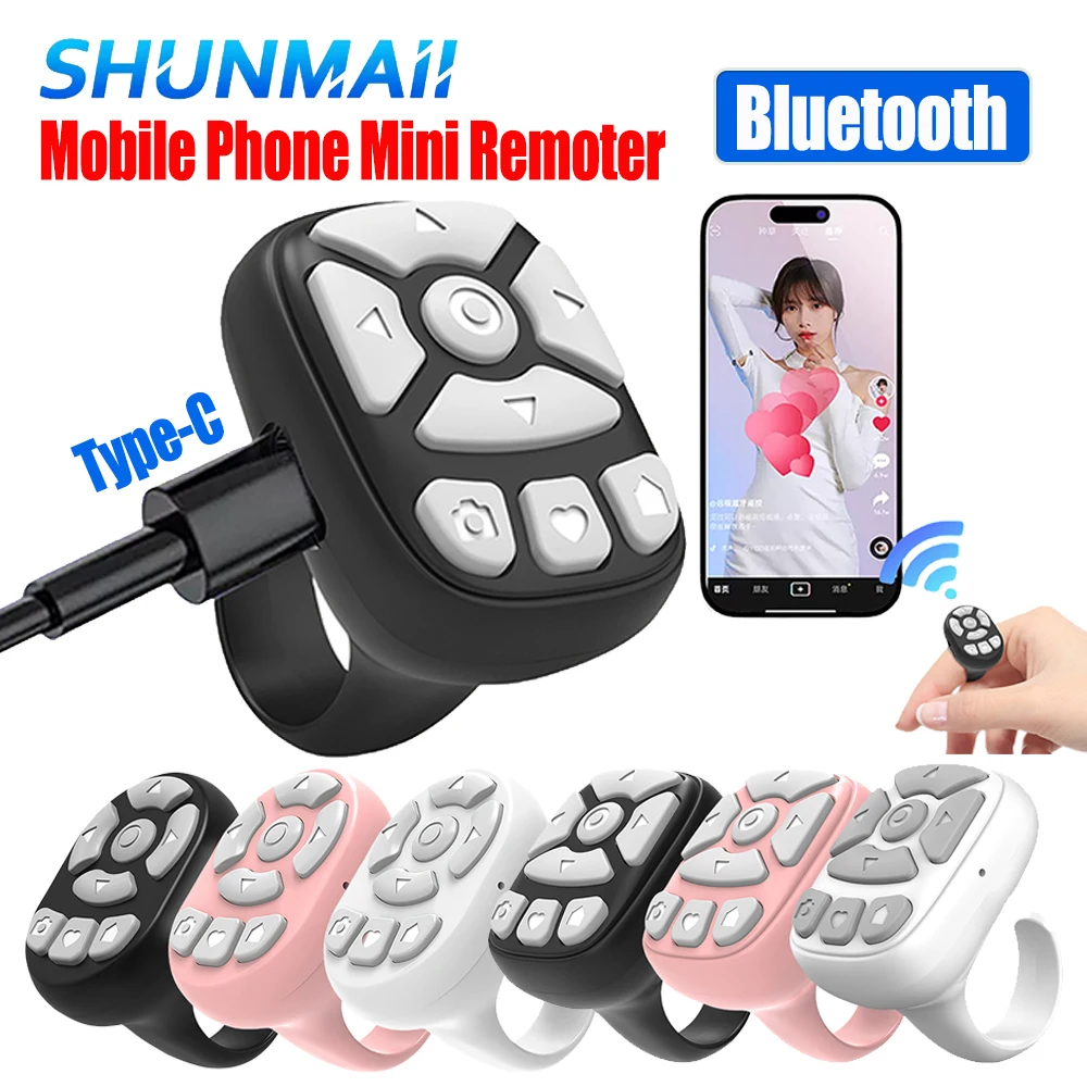 3/1pcs Wireless Bluetooth Gaming Finger Mouse Wireless Controller Bluetooth-compatible Remote Control Button for iPhone iPad
