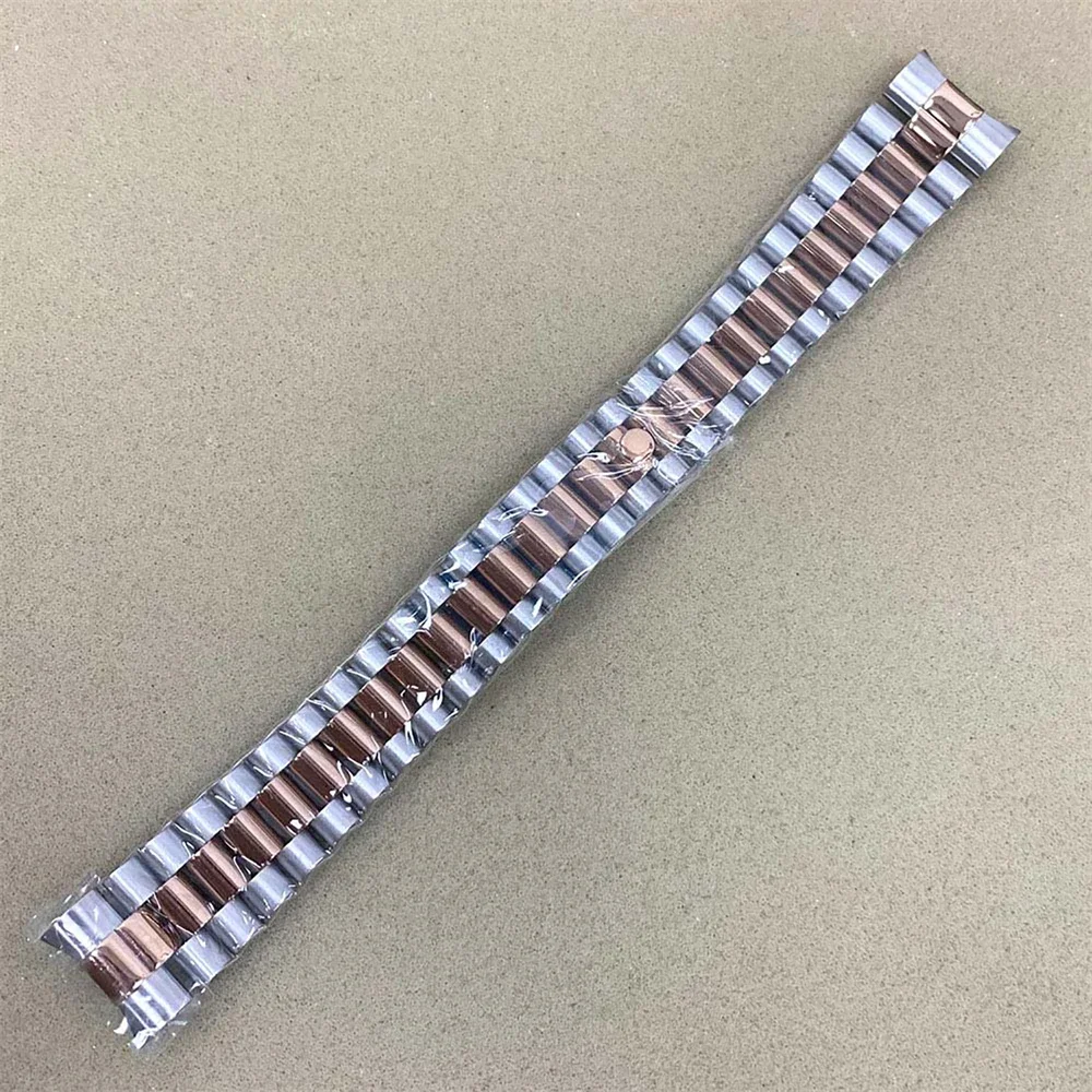 Unikalna konstrukcja wysokiej jakości 20mm męski pasek do zegarka paski do zegarków ze stali nierdzewnej wymiana akcesoriów do zegarków nowy DIY