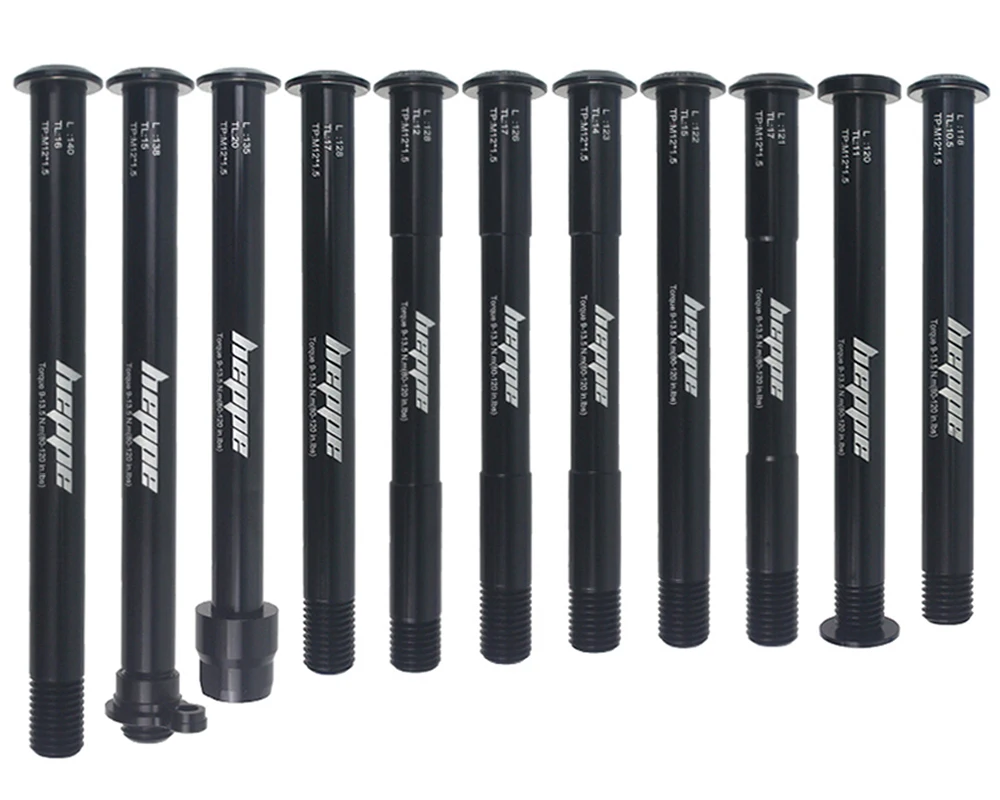 HEPPE MTB Rennrad Steckachse Vorderradgabel Welle Spieße Hinterradnabe Steckachse 12x142/148 12x100/110 Fahrrad Barrel Achse M12xP1,0/1,5 – Detail 21