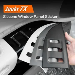 Zeekr 7x 車の窓昇降パネルガラスボタン装飾ステッカー窓 Zeekr 7x インテリア修正カーアクセサリー