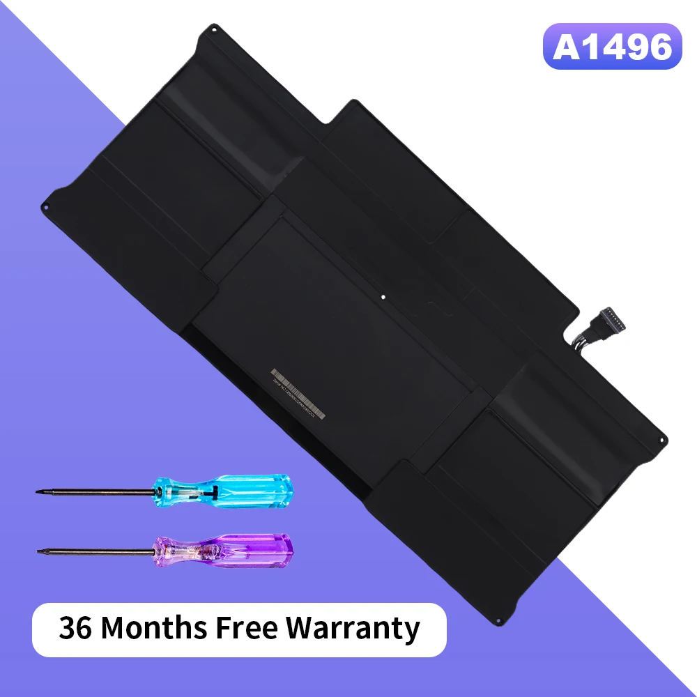 

Аккумулятор A1496 для Apple MacBook Air 13 дюймов A1466 2012/2013/2014/2015/2017 MD760LL/A MD761CH/A, 36 месяцев, бесплатная гарантия