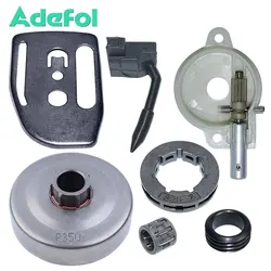 Clutch Drum Sprocket Rim For Husqvarna 36 41 136 137 141 142 Oil Pump Worm Gear Oiler Bar Plate Chainsaw Replace Spare Part