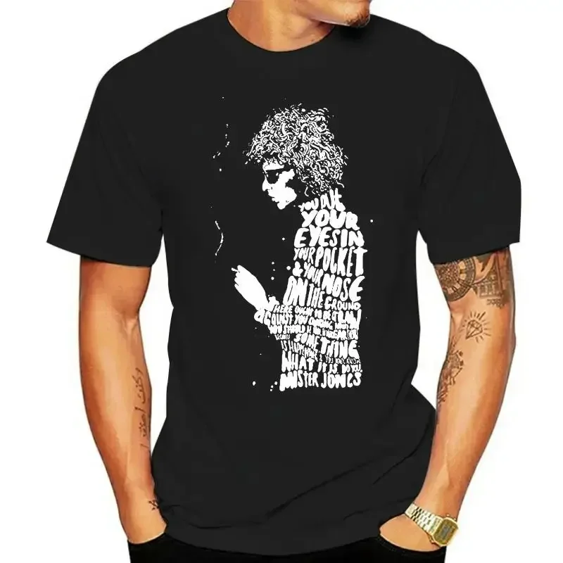 Summer High quality  Bob Dylan DIY Cotton Short Sleeve T Shirt For Man  Men's Fashion Tshirts  tshirt  men clothing  streetwear