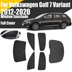 Custom Full Cover Car Window Sunshade For Volkswagen Golf 7 Variant 2012 - 2020 Privacy Blind Curtain Front Windshield 2015 2018