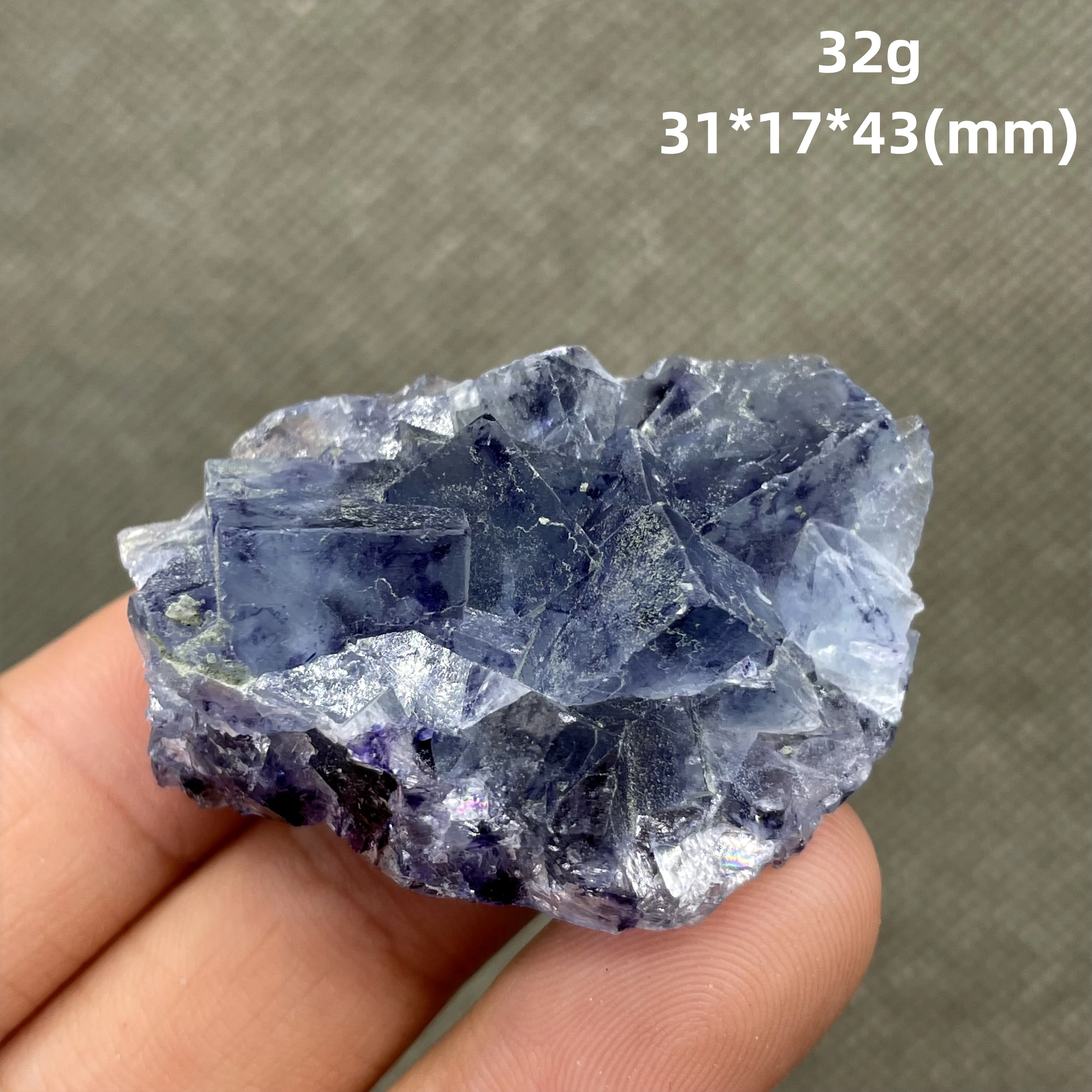 NEW! 100% natural Inner Mongolia  Phantom fluorite mineral specimen stones and crystals