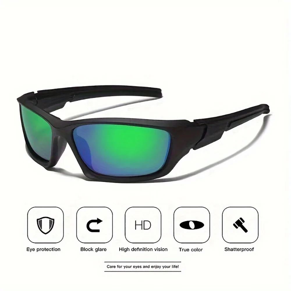 Gafas de moda para deportes al aire libre para hombre y mujer, lentes polarizadas con diseño envolvente de fantasía avanzada, para ciclismo, pesca,