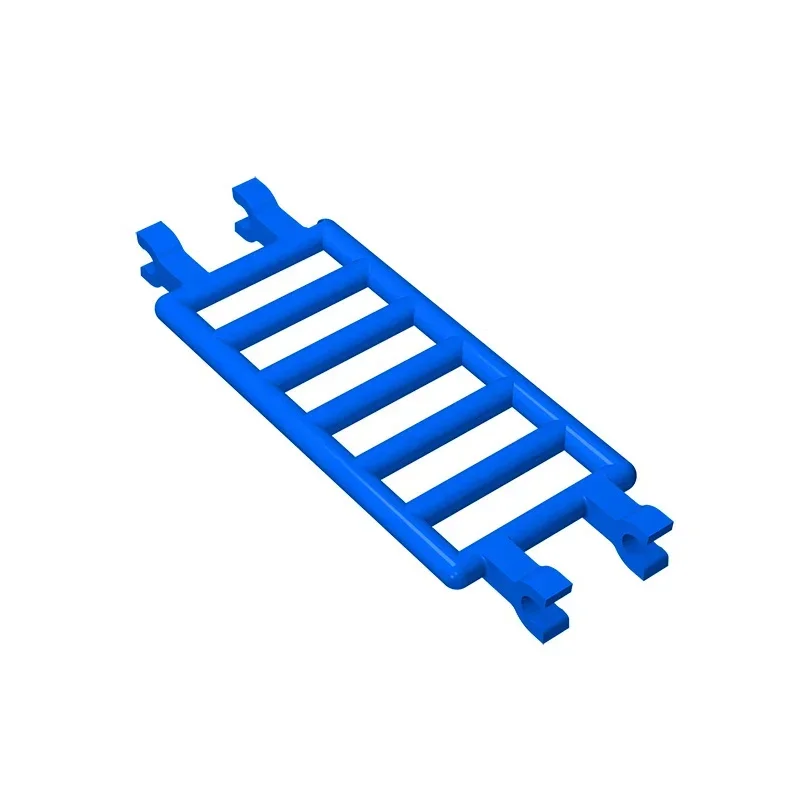 Building Block Parts BRICKE 7x3 Ladder with Double Side Clamps 987 Compatible with LEGO 30095