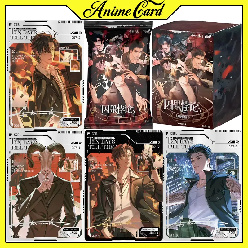 hitcard-ten-day-ultimatum-card-causal-paradox-anime-collection-cards-booster-box-tcg-collezionabili-regali-di-compleanno-per-uomo-donna