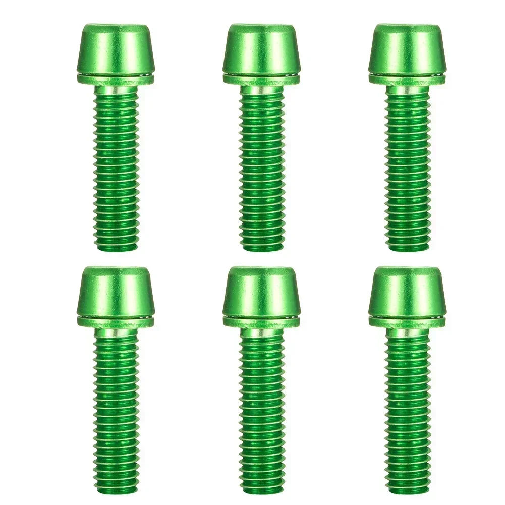 Bike Screws Set Stem Screws 6pcs Bicycle Accessories M5*18mm Red/blue/green/gold/purple Stainless Steel Durable