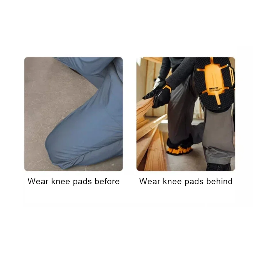 وسادة ركبة مثبتة من السيليكون المتين Gelfit Pro TBL-KP-G205-R، ملحقات أدوات حماية الركبة من السيليكون المتوازن والمستقر