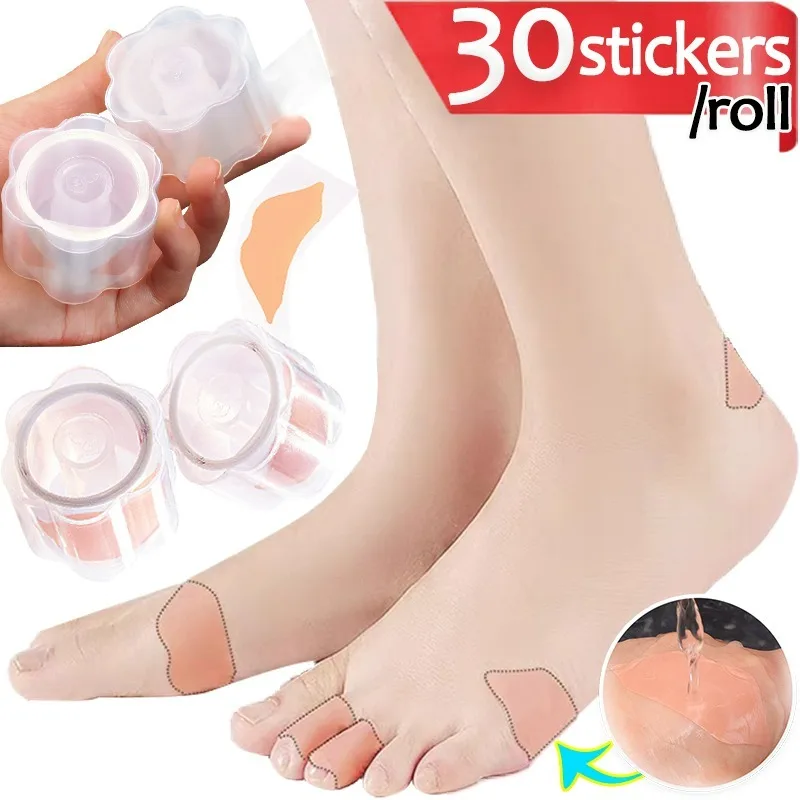 Anti Wear Foot Patch Plum Blossom Box Space Saving Anti Friction Foot Sticker Outdoor Running Protect Toes Finger Light Paster