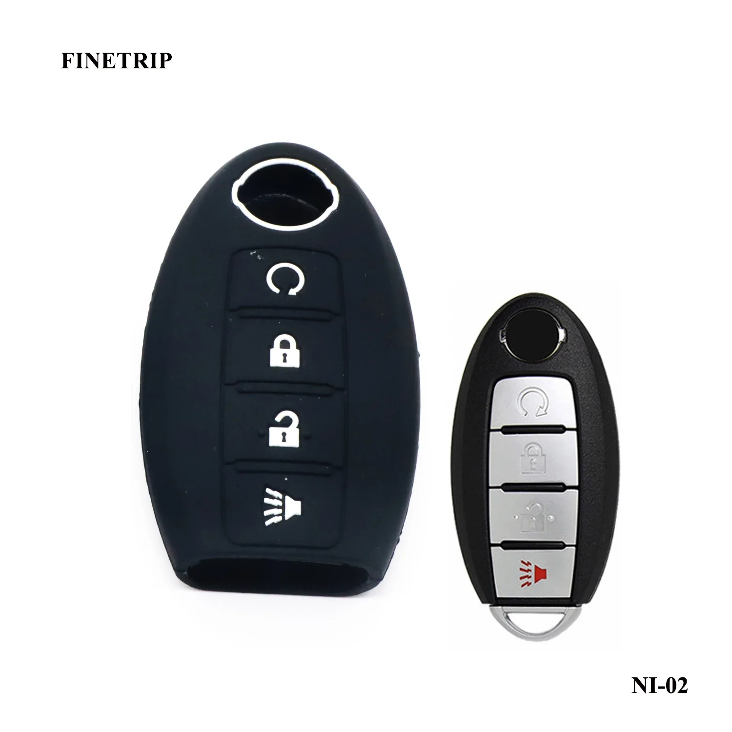 Silicone Car Remote Key Case Cover For Nissan Altima Maxima Murano Sentra Versa Titan Leaf Juke Quest Elgrand NV200 Note Tiida