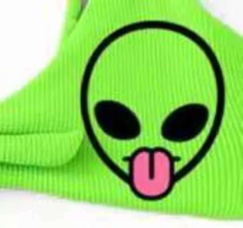 Trendy Letter Graphic Bikini Set Sexy Triangle Swimwear 2 Piece Swimsuit Women Ribbed Knit Sexy Tie Front Bathing Suit Beach