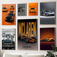 Fashion Brand Model M-Mclaren F1 Poster Poster Art Print Bar Living Room Furniture Decor
