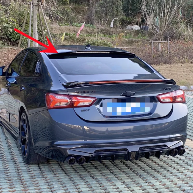 Dla Chevrolet Malibu XL 2016 2017 2018 2019 2020 2021 2022 Spoiler wysokiej jakości ABS plastikowy tylny Spoiler dachowy stylizacja samochodu