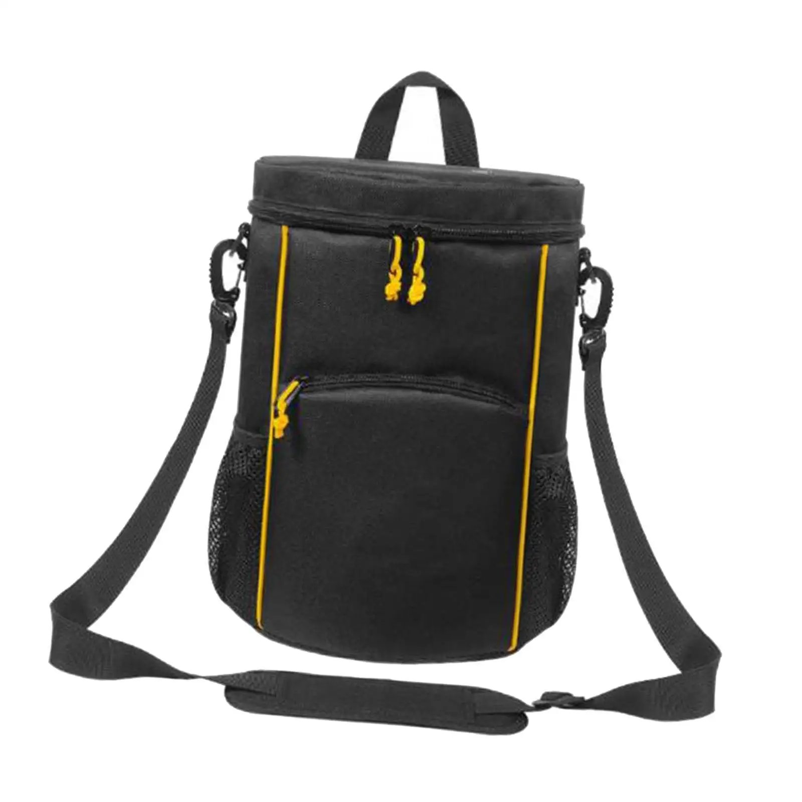 

Tennis Ball Bag for Women Men Smooth Zipper with Pockets Adjustable Strap Carry Bag for Pickleball Balls Training