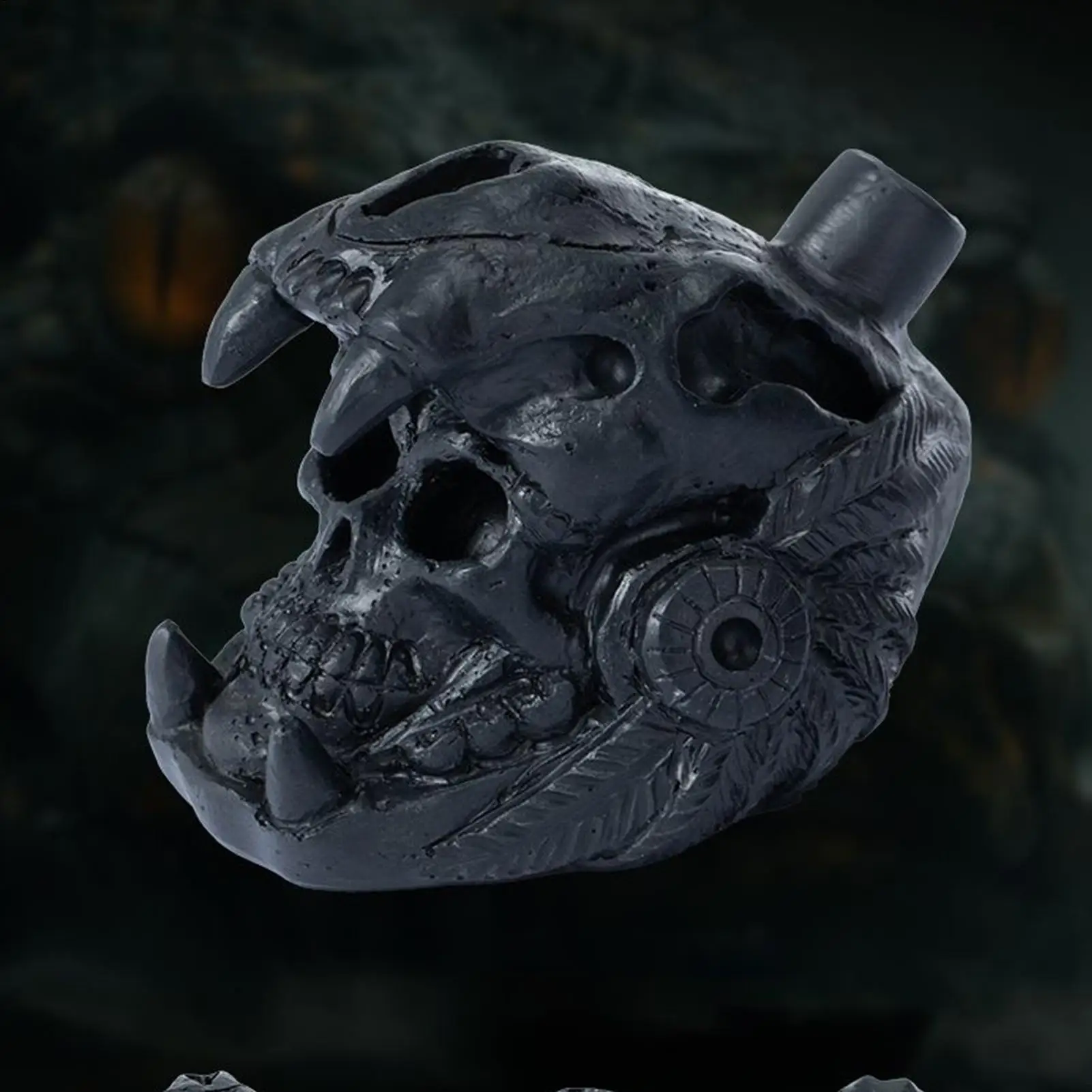 スカルスクリームホイッスル大声スクリーム吹きやすい自己防衛ホイッスルポータブル再利用可能なキャンプサバイバルアクセサリー荒野用