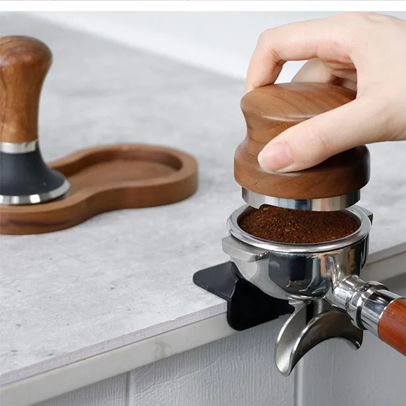Espresso Coffee Tampers Mat Corner Mat Non-slip Silicone Coffee Press Pad For 51/54/58mm Portafilters Tamping Barista Tools