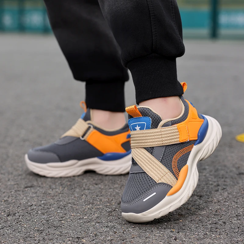 Kids Sneakers Summer Fashion Soft Wear-resistant Anti Slip Sole Leisure Walking Sports Jogging Shoes Hot Selling Tennis Shoes