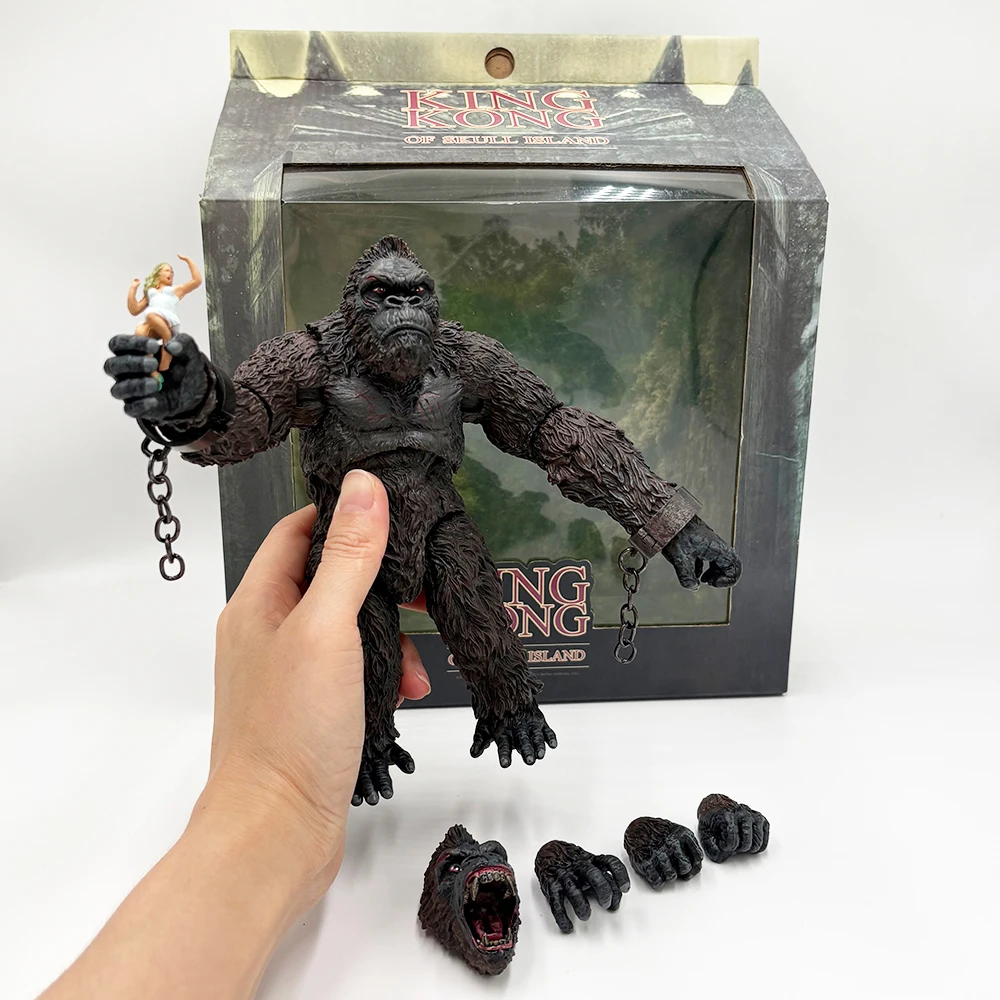

Mezco King Kong Skull Island PVC Anime Action Figure Movable Joints Dinosaur Monster Model Dolls Toys Collectible Gift 16cm