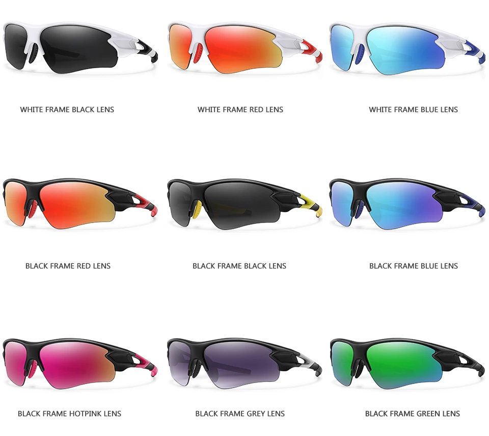 Marke Mode Frauen Männer Sonnenbrille Outdoor-Sport Angeln Radfahren Laufen Fahren Brillen Frauen Mode Brille bequeme Nase – Detail 5