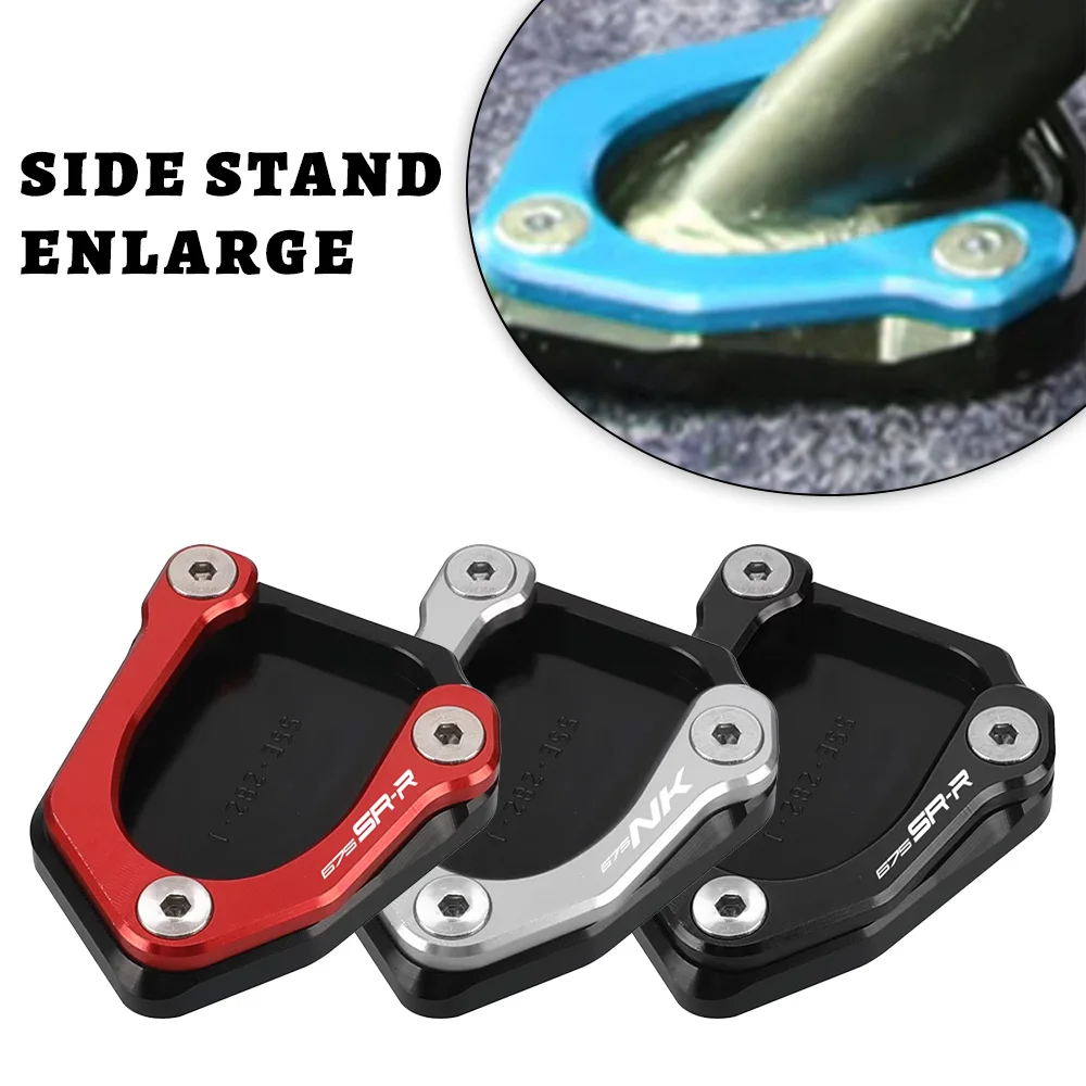 

675 NK SR SS SR-R For CFMOTO CF MOTO 675NK 675SR 675SS 675SR-R Foot Side Stand Extension Kickstand Enlarger Support Plate Pad