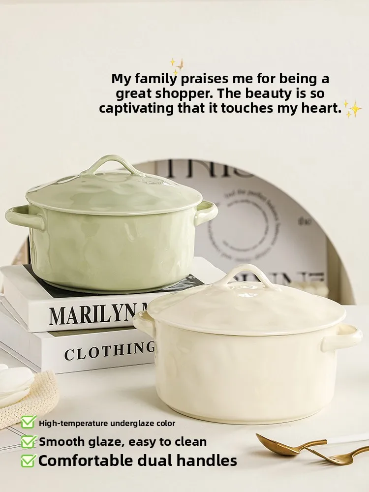 large-size-ceramic-bowl-with-lid-anti-scalding-noodle-soup-bowl-creamy-style-dining-utensils-family-use-high-aesthetic-value