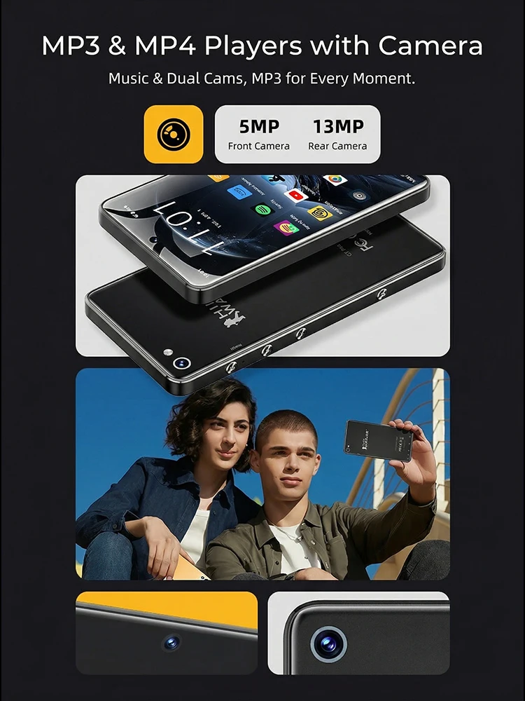 (32G+128G) Android 13 Musikplayer MP3 MP4 mit WLAN Bluetooth Verlustfreies FLAC Spotify Tidal 20-Stunden-Wiedergabe HiFi Walker G7PRO – Detail 13