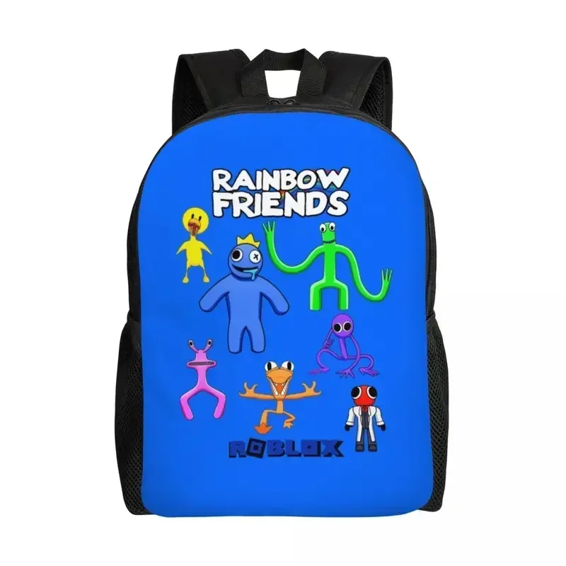 مخصص قوس قزح الأصدقاء عناقها خارج حقيبة السفر الرجال النساء مدرسة الكمبيوتر الكتب لعبة فيديو كلية الطالب Daypack أكياس