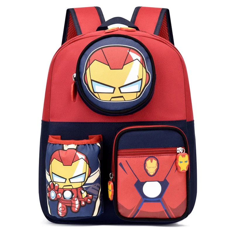 Disney New Frozen Kindergarten Backpack For Girls Boys Spider Man Elsa Student Shoulder Orthopedic Bag Kids Gifts  Mochilas