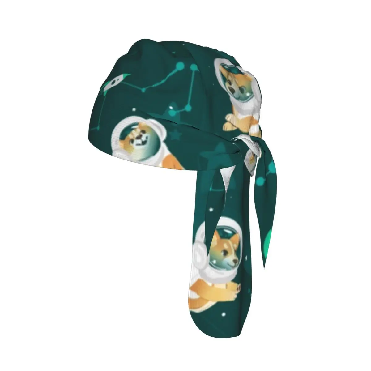 

Quick-drying Bandana Sun Protection Headscarf Cute Corgi Dog Sport Running Cycling Cap