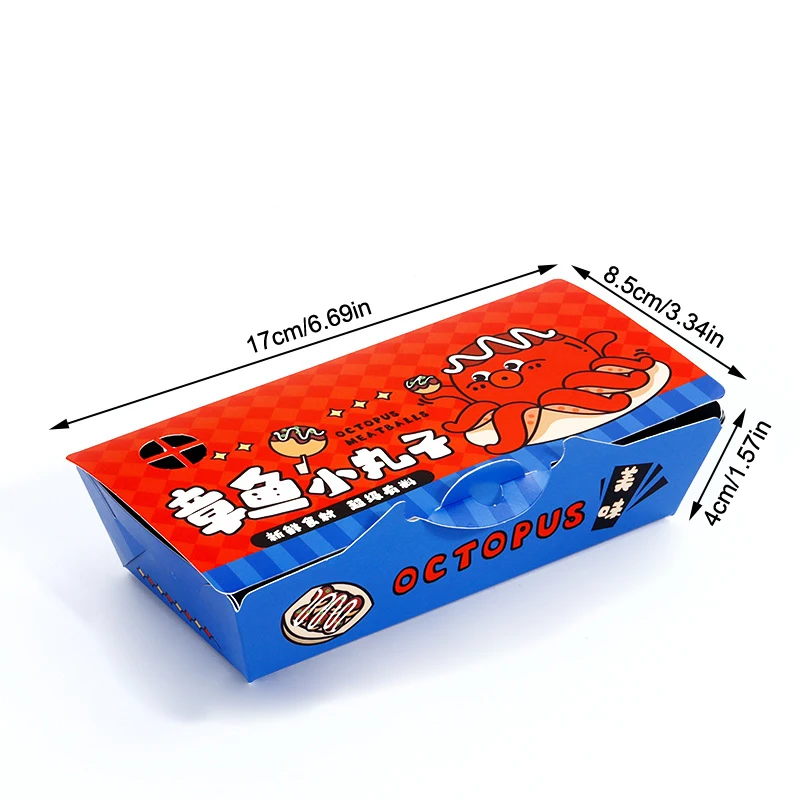 Paquete de 100 Unidades de Envases Desechables de Aluminio para Takoyaki, Comida Caliente Japonesa para Llevar, Caja para Empacar Bolas de Pulpo