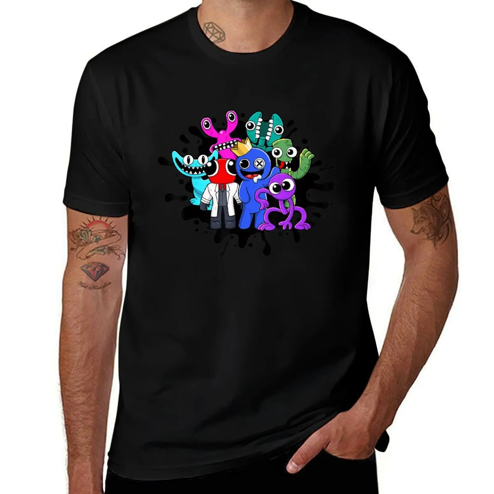 

Video Game Full Characters Funny T-Shirt heavyweights summer clothes summer top oversized t shirt heavyweight t shirts for men