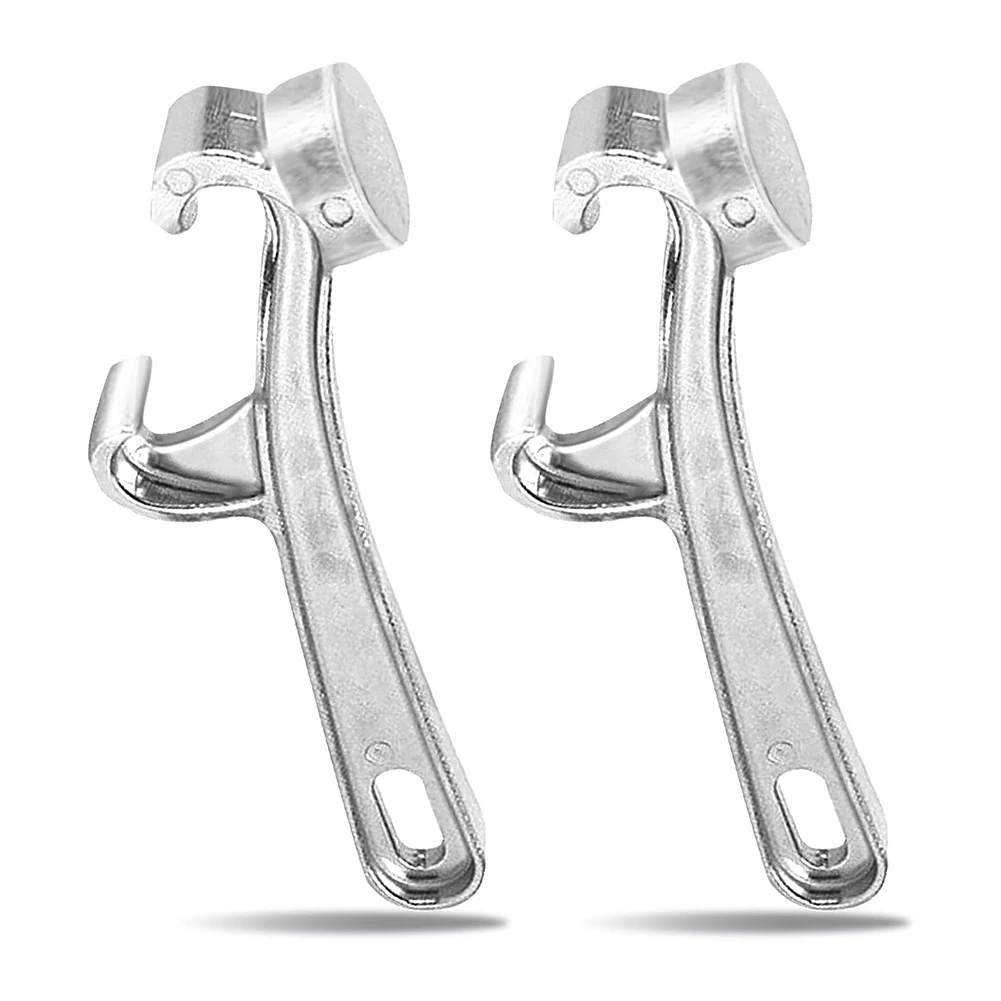 2 Stuks Aluminium Emmer Opener, 5 Gallon Emmer Opener Handleiding, metalen Blikopener Emmer Deksel Moersleutel Deksel Remover Tool