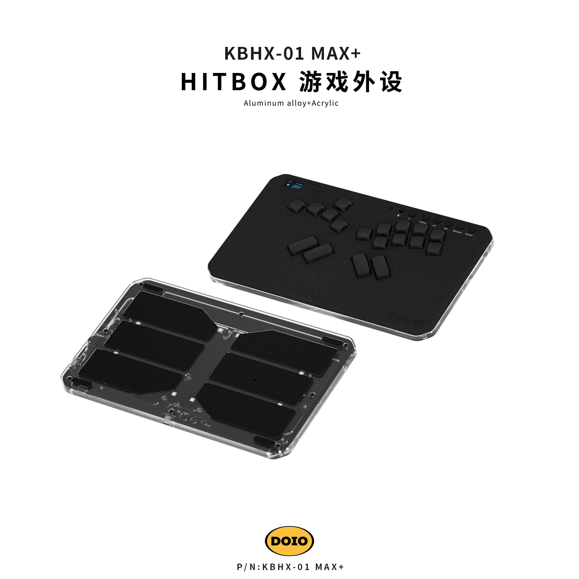 DOIO KBHX 01 MAX+ HITBOX Mechanical Switch Keyboard Spraying