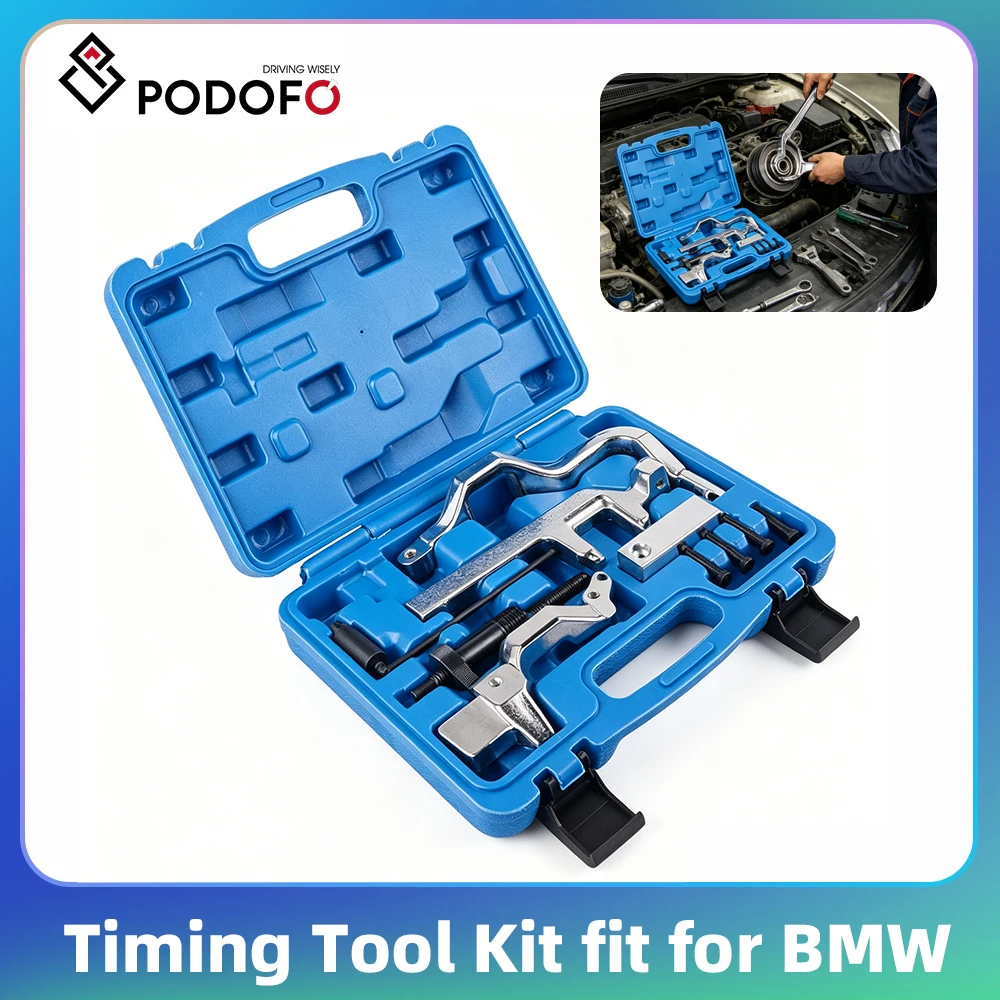 Outil de calage de distribution Podofo Camshaw pour moteur, kit d'outils de calage de distribution pour BMW Mini Cooper N12 N14 Citroën C4