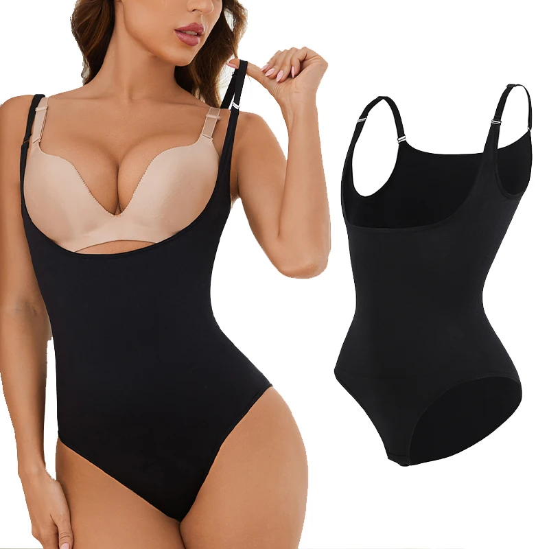 

Bodysuit Shapewear Women Open Bust Body Shaper Tummy Control Seamless Butt Lifter Slimming Waist Trainer Underwear