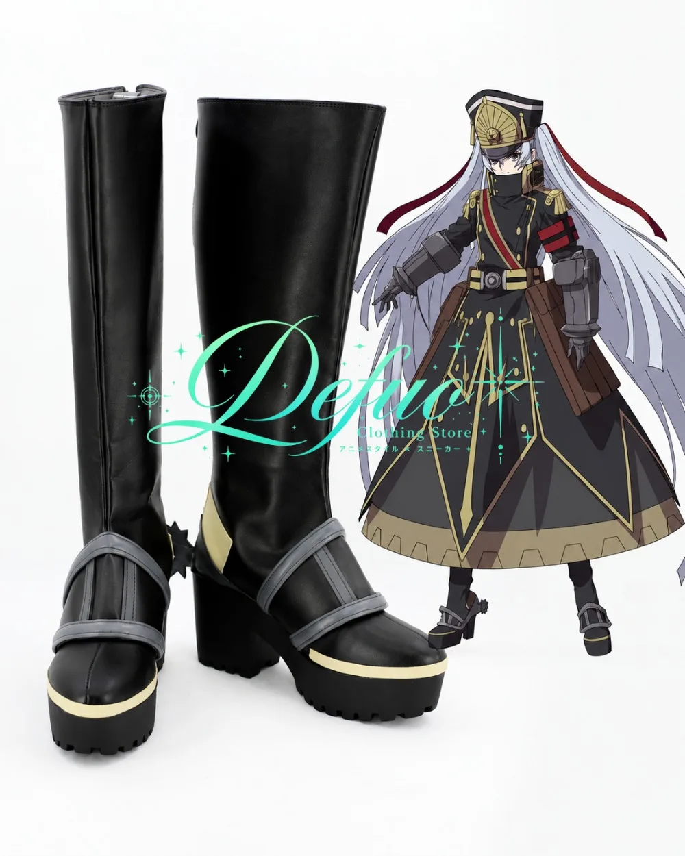 Re Creators Altair Cosplay Shoes Custom Made for New Year Anime Festival Fantasy Costume Event and Studio Photo Shoot