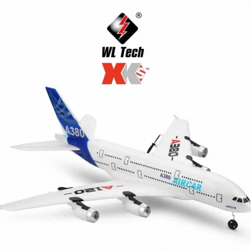 

Weili XK A120 Airbus A380 Three Channel Realistic Aircraft Rear Push Dual Power Glider Model Aircraft Toy Simulation Children