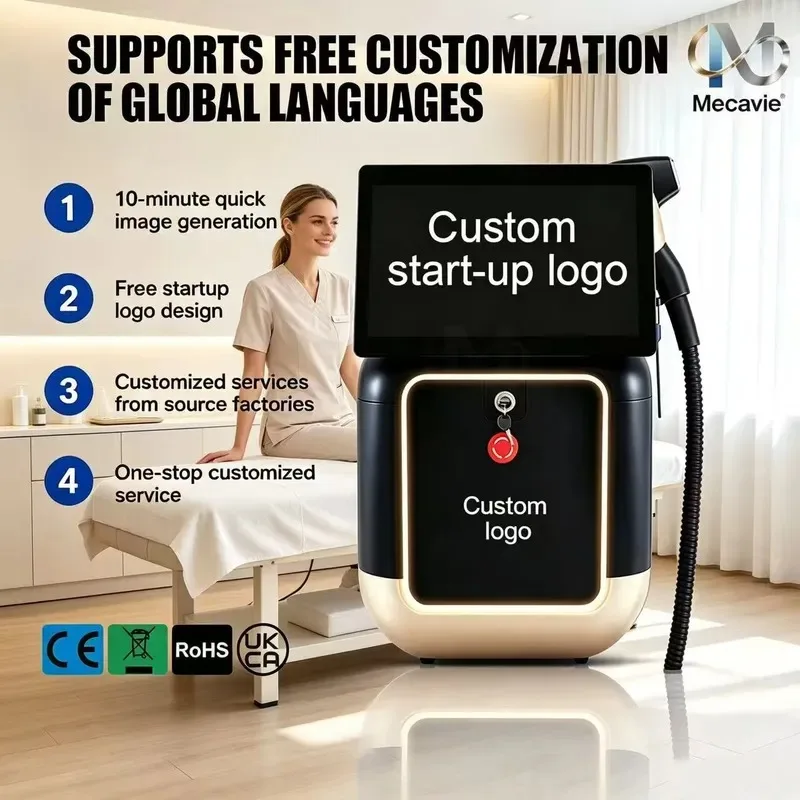 Multifunctional 5 Wavelengths Ice Cold Painless Treatment FAC Tech Salon Spa Care Equipment