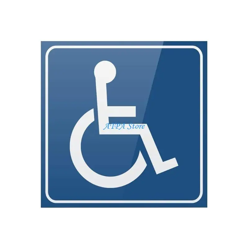 

U13C Disabled Sign Disability Mobility Parking Car Sticker Adhesive Decal For Car