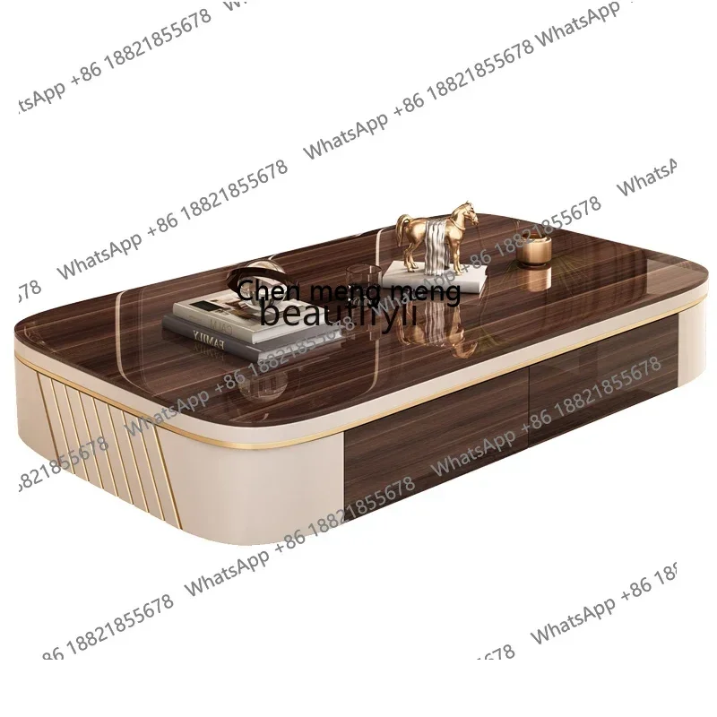 

X C Paint Light Luxury Coffee Table High-Grade Modern Simple Home Italian Living Room Designer Rectangular