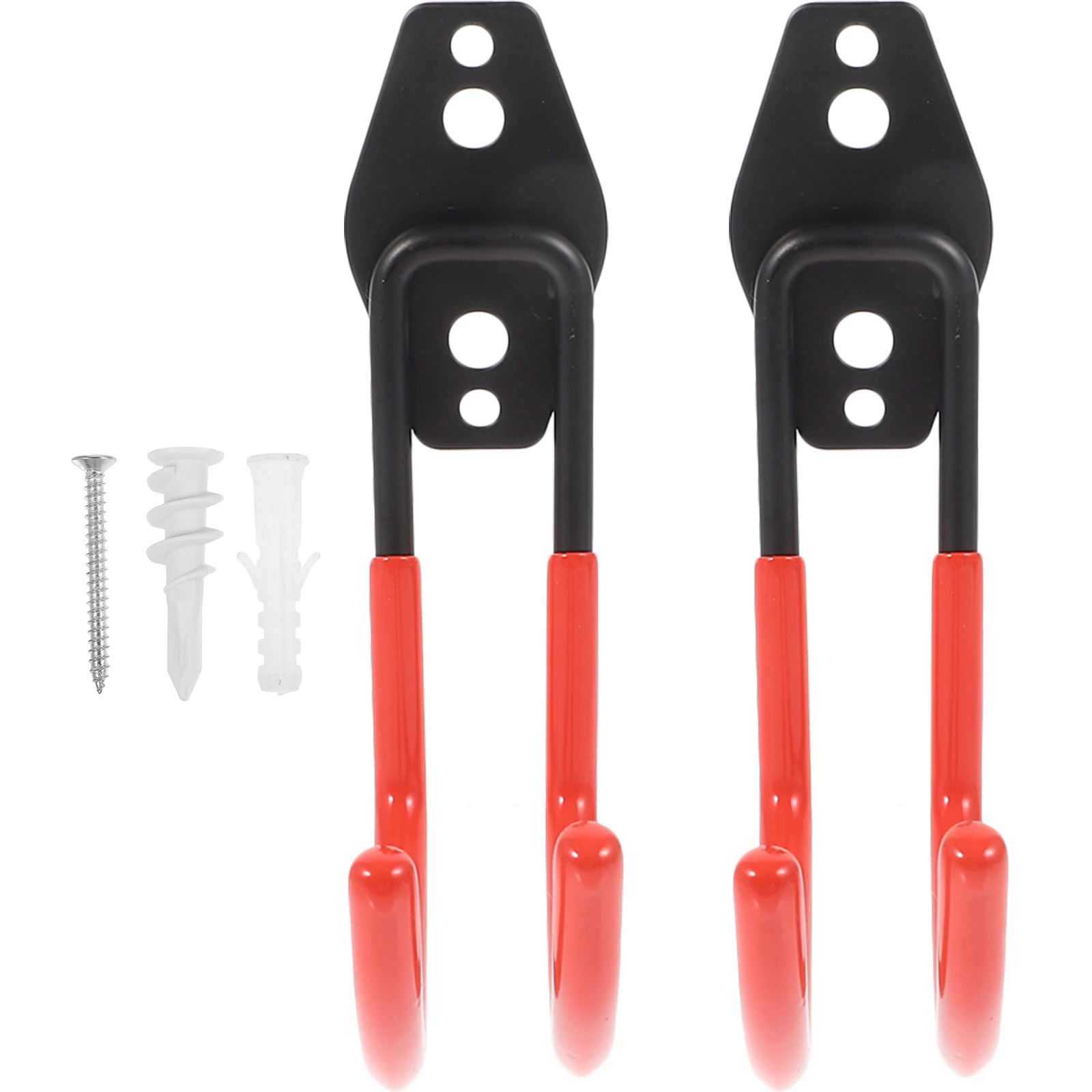 

2Pcs Metal Tool Hooks Durable Rust Resistant Heavy Duty Kitchen Workshop Storage Wall Mount Garage Utility Rack ganizer