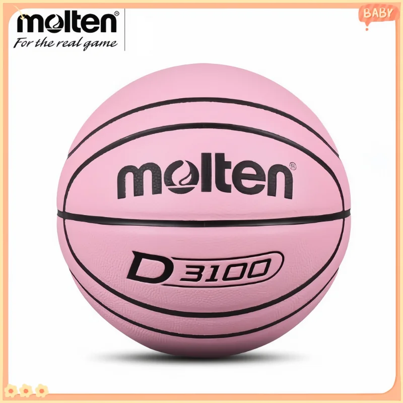 

Новый баскетбольный мяч Molten Macaron из полиуретана для тренировок, устойчивый к износу и скольжению, подходит для игры в помещении и на цементных покрытиях на улице.