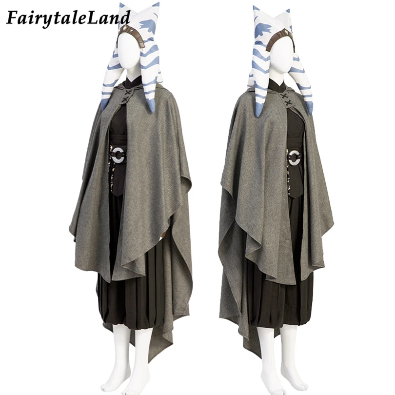 New Arrival Halloween Carnival Garment Clone Ahsoka Cosplay Costume Adult Women Uniform