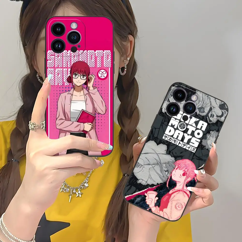 

Sakamoto Days Lu Phone Case for iPhone 17 16 15 14 13 12 11 X XR XS 8 7 Air Pro Max Plus Mini Soft TPU Shockproof Cover