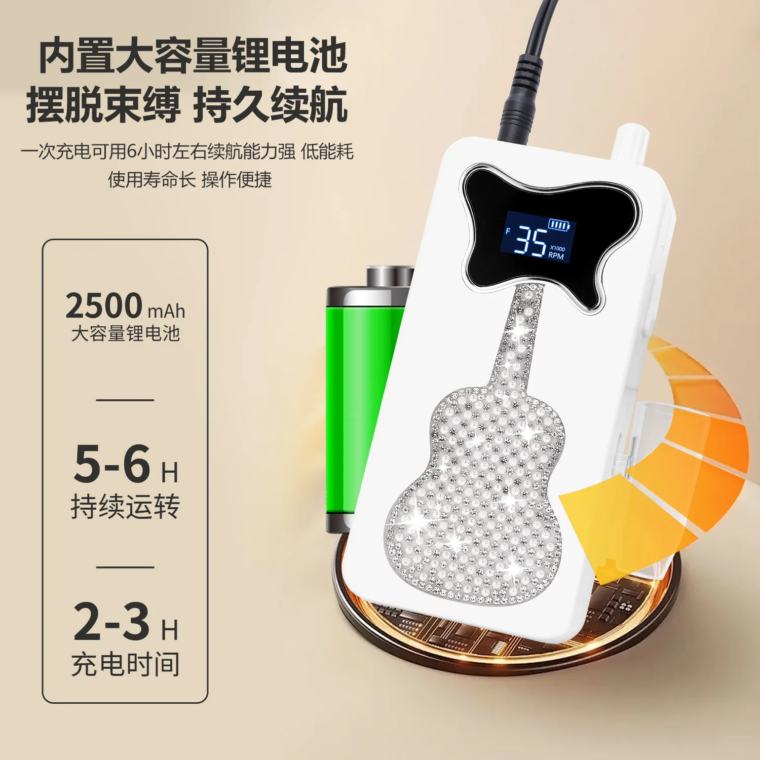 Cross-border new drill rechargeable nail sander