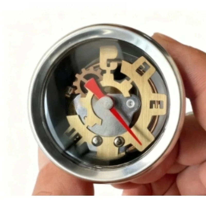 Coffee Machine Hollow Pressure Gauge M6 Thread 304 Stainless Steel Brewing Head Pressure Gauge